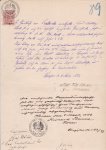 Akt notarialny Kępno 1883 - Szklarka Mielęcka