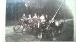 Bralińskie chłopaki na rowerach - ok. 1960