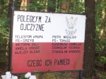 Wygoda Tokarska, tablica pamiątkowa ku czci żołnierzy AK