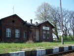 Dworzec PKP w Świbie.