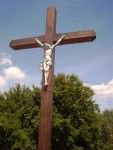 Trębaczów -krzyż na cmentarzu