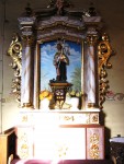 Laski- figura św. Rocha w kościele pw Wniebowziecia NMP