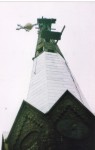remont wieży kościoła ewangelicko - augsburskiego w Kępnie - 1992 rok
