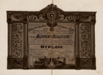 Dyplom dla prezesa Bractwa Kurkowego Juliana Boguckiego 1935r.